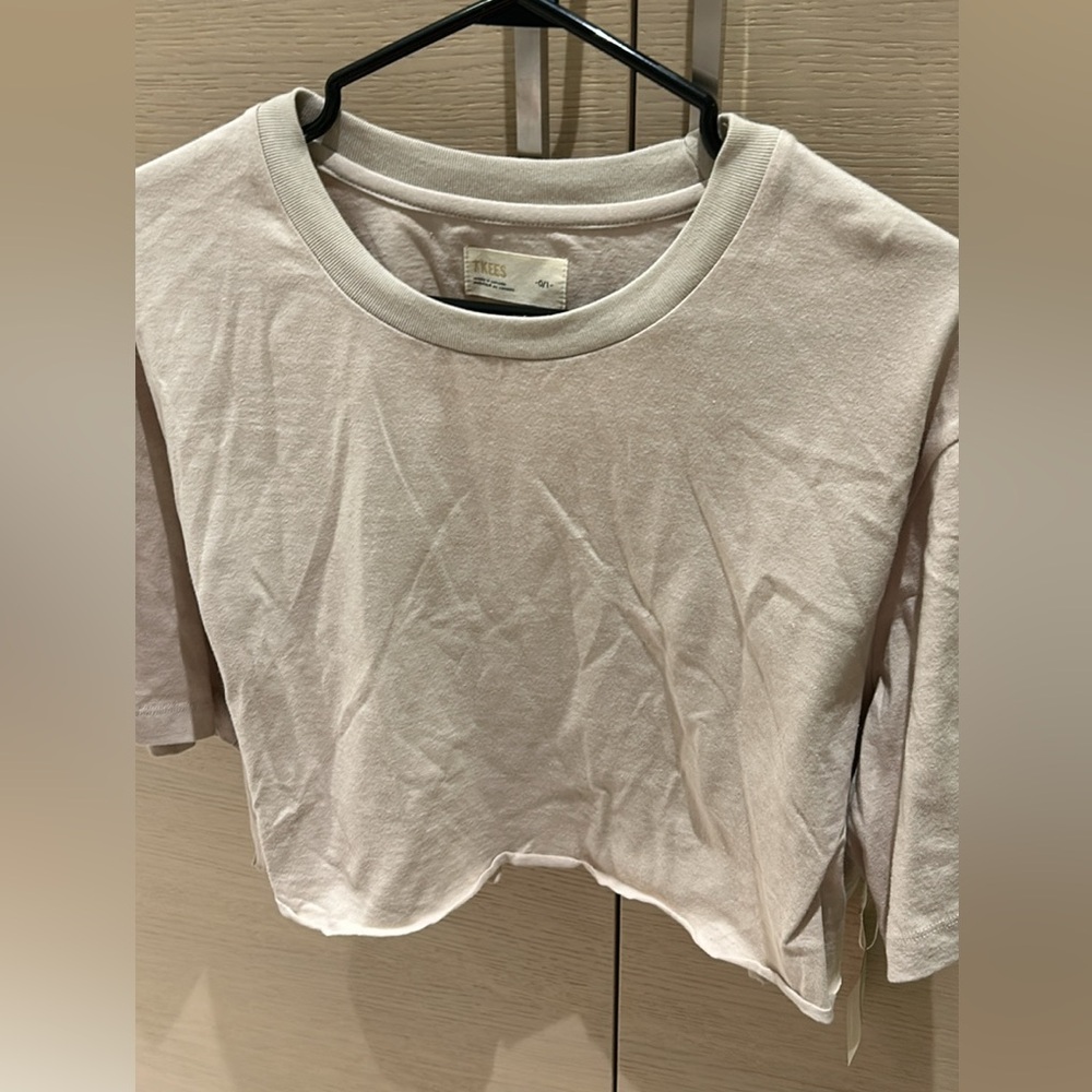 TKEES cropped oversized T